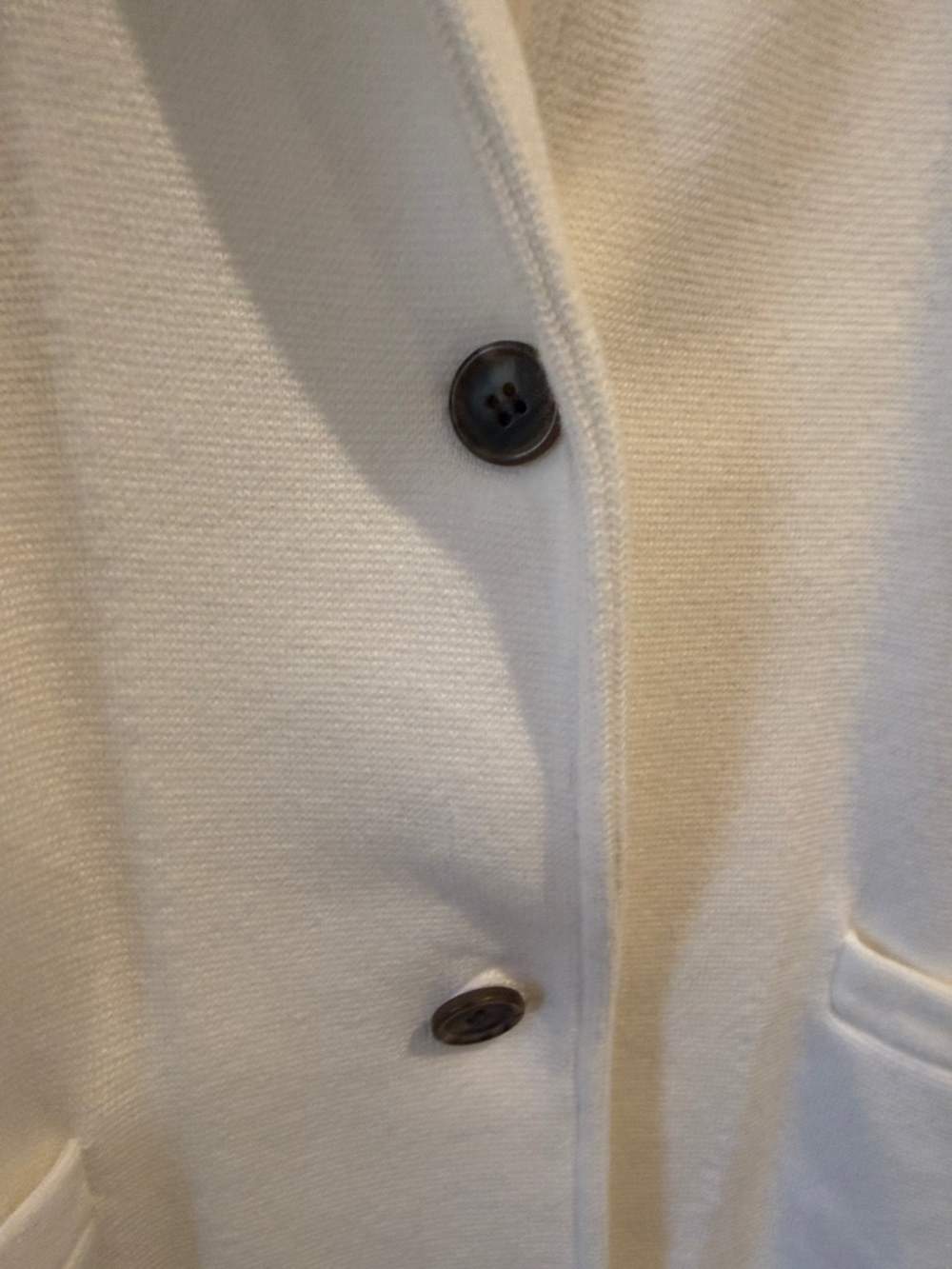 J. Crew Factory Women's Off-White Knit Blazer - XL - Picture 2 of 4